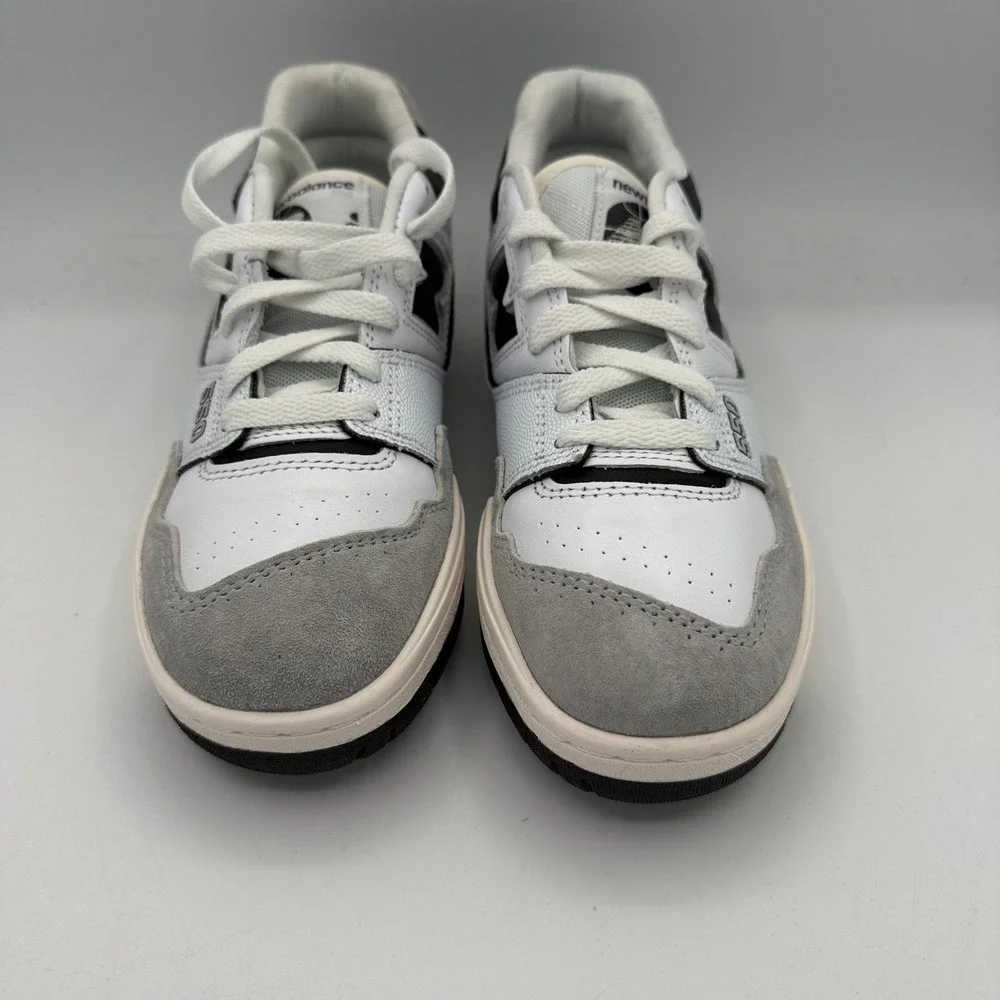 New Balance 550 Shoes Womens 6.5 Grey White Black Sneakers Outdoor BB550GWB